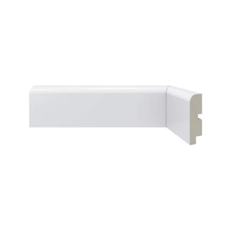 Rodape Poliestireno 07cm 446 Branco Santa Luzia:Branco