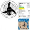 Ventilador de Parede 50 cm Comercial 200W Ventisol Preto Bivolt - 3