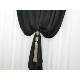 Xale para cortina Veludo Velvet Luxor 1 x 2,80mt x 2,40mt - 2