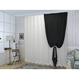 Xale para cortina Veludo Velvet Luxor 1 x 2,80mt x 2,40mt - 1