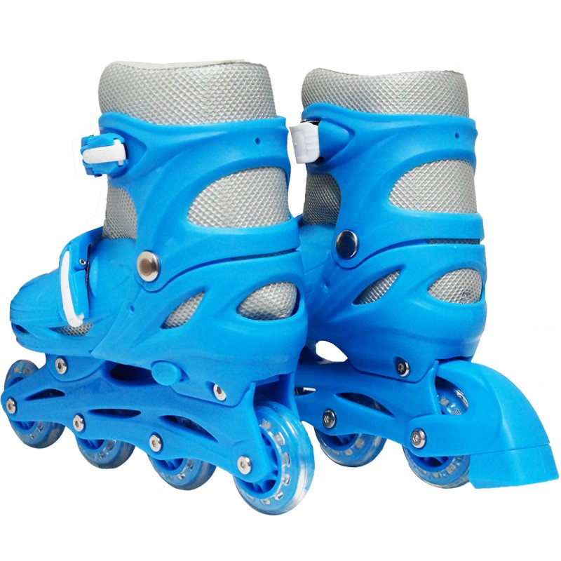 Patins Roller In Line 4 Rodas Em Linha Infantil Masculino Azul Importway BW-018-AZ - 29 - 6