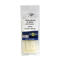 Abracadeira Brasfort 2.5mmx150mm Pacote com 100 Unidades - 1