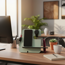 Ver imagem 2 de Organizador de Mesa Simples Dock Station MDF Verde