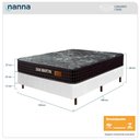 Ver imagem 3 de Cama Box Branca + Colchão Casal San Martin Molas Superlastic 138x188x64cm