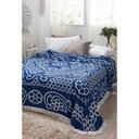 Ver imagem 1 de Colcha casal chenille jolitex 220x240 bruna azul
