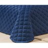 Kit Cobre Leito Casal Queen 03 Peças Bordado Percal 200 Fios Antilhas Azul - Bernadete Casa - 5