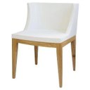 Ver imagem 1 de Cadeira Or Design Senhorita Courissimo Branco e Madeira