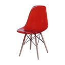 Ver imagem 1 de Cadeira Eames Dsw Policarbonato Vermelha