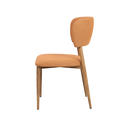 Ver imagem 3 de Cadeira de Jantar Alba Estofada Laranja Confort Waw Design