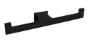 Ver imagem 1 de Papeleira Dupla Inox Preto Fosco - Kromus Rt0313b