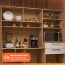 Ver imagem 7 de Armário de Cozinha Compacta 6 Portas 2 Gavetas Montesa - Freijó/Supremo
