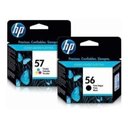 Ver imagem 1 de Kit Cartucho Hp 56 C6656ab Preto e Hp 57 C6657ab Color 2 Un