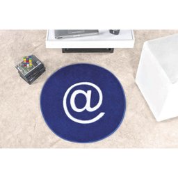 Tapete Formato Arroba Azul Royal - 1