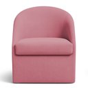 Ver imagem 3 de Cadeira Poltrona Decorativa Clara Veludo Rosa Chiclete Dal Poz Estofados