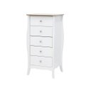 Ver imagem 1 de Cômoda Organizadora Alta de Madeira 5 Gavetas Barroco - Iaza Moveis