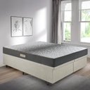 Ver imagem 7 de Cama Baú Queen 158x198 Courino Linho Areia com Dual Firm Espuma Ecoflex