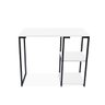 Escrivaninha Mesa Industrial Nic 90 Cm Preto e Tampo Branco - 2