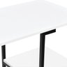 Escrivaninha Mesa Industrial Nic 90 Cm Preto e Tampo Branco - 7