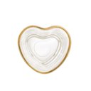 Ver imagem 2 de Copo P/Shot de Vidro Coração C/Borda Dourada 50ml Lyor