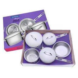 Conjunto de Panelas Inox Allegra Com 5 Peças - Tramontina - 2