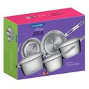 Ver imagem 4 de Conjunto de Panelas Inox Allegra Com 5 Peças - Tramontina