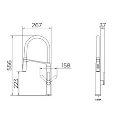 Torneira Misturador Docol DOC para Cozinha de Mesa - 8