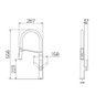 Torneira Misturador Docol DOC para Cozinha de Mesa - 8