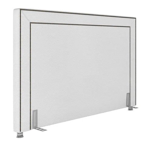 Cabeceira Cama Box Casal 140cm Mali P02 Sintético Branco - Mpozenato