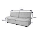 Ver imagem 3 de Sofá 2 Lugares Coliseu Bouclê - King House