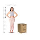 Ver imagem 7 de Mesa de Cabeceira Ditália 3 Gavetas Dm-111 Carvalho