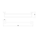 Ver imagem 2 de Porta Toalha Lorenvogue Barra Duplo Cromado 2042 C98 - Lorenzetti