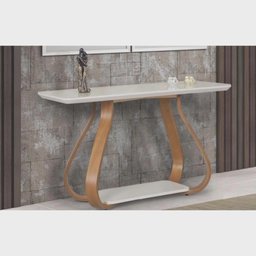 Aparador Decorativo com Vidro Laqueado 1,20x0,40 Off - Base Cebola - 1