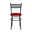 Ver imagem 4 de Cadeira Epoxi Preta para Cozinha:vermelho