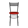 Cadeira Epoxi Preta para Cozinha:vermelho - 2