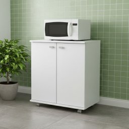 Balcão para Cozinha 2 Portas com Rodízios Bl3300 - 2