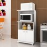 Balcão para Cozinha 2 Portas 2 Nichos para Forno e Microondas Bl3301 - 2