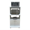 Ver imagem 7 de Balcão para Cozinha 2 Portas 2 Nichos para Forno e Microondas BL3301 Branco
