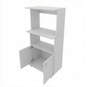 Ver imagem 5 de Balcão para Cozinha 2 Portas 2 Nichos para Forno e Microondas BL3301 Branco