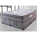 Ver imagem 1 de Cama Box King Colchão Ortofirm + Box 193x203x67 One Face Espuma D45 Cinza