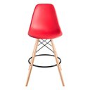 Ver imagem 2 de Banqueta Eames Side Vermelha Polipropileno