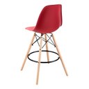 Ver imagem 3 de Banqueta Eames Side Vermelha Polipropileno