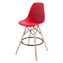 Ver imagem 1 de Banqueta Eames Side Vermelha Polipropileno