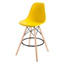 Ver imagem 1 de Banqueta Eames Side Amarela Polipropileno