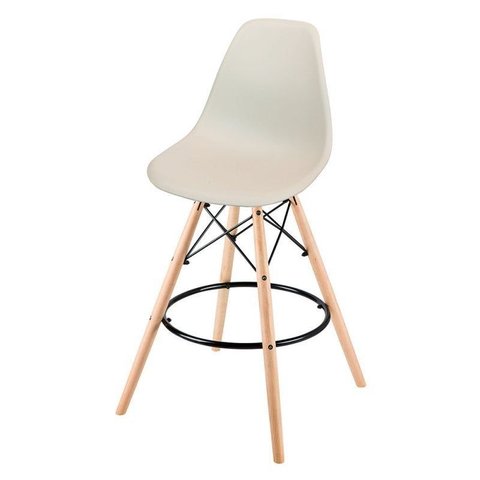 Banqueta Eames Side Nude Polipropileno