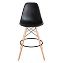 Ver imagem 2 de Banqueta Eames Side Preta Polipropileno