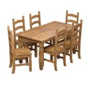 Ver imagem 2 de Mesa de Jantar em Madeira 152x92 Cm Carvalho Rústico Elliottiis
