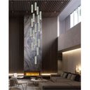 Ver imagem 1 de Lustre Pendente para Sala Pé Direito Duplo Multi Focus Marfim