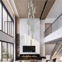 Ver imagem 6 de Lustre Pendente para Sala Pé Direito Duplo Multi Focus Marfim
