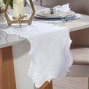 Ver imagem 1 de Trilho de Mesa Bordare Bordado 40x150cm Branco