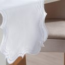 Ver imagem 2 de Trilho de Mesa Bordare Bordado 40x150cm Branco